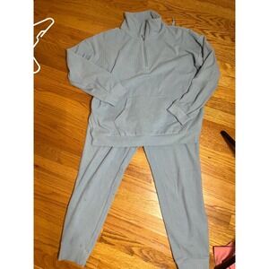 Marc New York Pullover Sweatshirt & Pants Set Loungewear Blue Size M/M